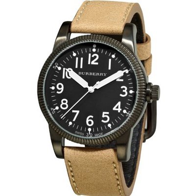 Burberry BU7806 Military Black Dial luminous Hands