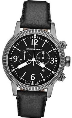 Burberry BU7818 Utilitarian - Black Dial Stainless Steel Case Quartz Movement