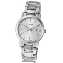 Burberry BU9000 Large Check Stainless Steel Bracelet