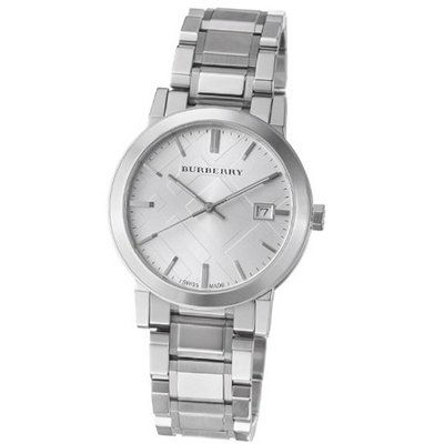 Burberry BU9000 Large Check Stainless Steel Bracelet