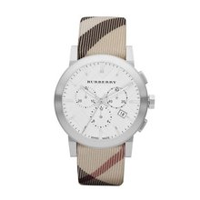 Burberry City Leather Strap Nova Check BU9357