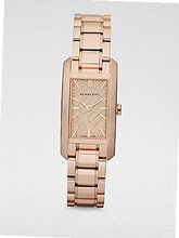 Burberry Rose Gold Engraved Ladies BU9502