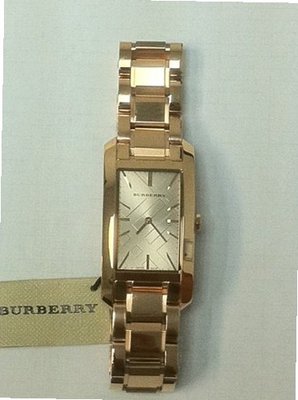 Burberry Rose Gold Oversized Engraved Ladies BU9402