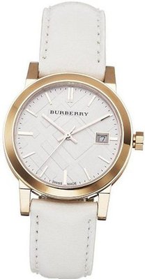 Burberry Rose Gold-Tone Leather Ladies BU9108