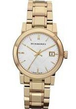 Burberry White Dial Gold-tone Ladies BU9103