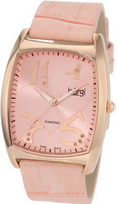 Burgi BU36G Heart O' Diamonds' Swiss Diamond Classic Stainless Steel