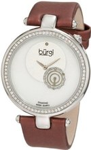 Burgi BU42BUR Round Swiss Quartz Dazzling Diamond