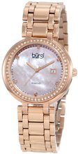 Burgi BU55RG Swiss Quartz Diamond Bracelet