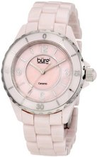 Burgi BU57PK Ceramic Quartz Bracelet