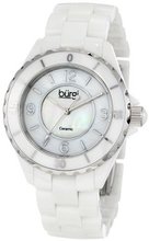 Burgi BU57WT Ceramic Quartz Bracelet