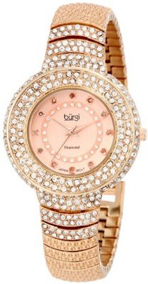 Burgi BUR048RG Diamond Accent Crystal Fashion