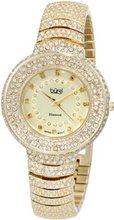 Burgi BUR048YG Diamond Accent Crystal Fashion