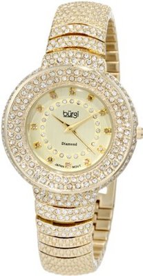Burgi BUR048YG Diamond Accent Crystal Fashion