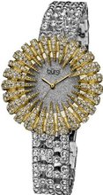 Burgi BUR054YG Dazzling Crystal Quartz Bracelet