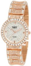 Burgi BUR060RG Diamond & Baguette Quartz