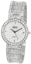 Burgi BUR060SS Diamond & Baguette Quartz