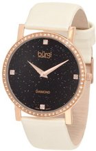 Burgi BUR061RGW Swiss Quartz Diamond Strap