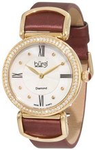 Burgi BUR065BUR Swiss Quartz Diamond Strap
