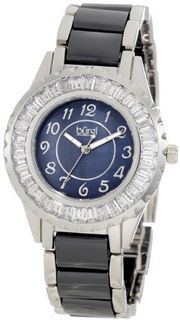 Burgi BUR066BK Ceramic Bracelet Baguette Quartz