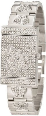 Burgi BUR068SS Diamond Butterfly Cover Quartz