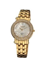 Burgi BUR079YG Analog Display Swiss Quartz Gold