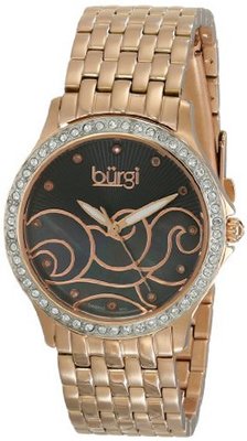 Burgi BUR081RG Analog Display Swiss Quartz Rose Gold