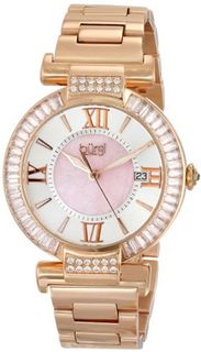 Burgi BUR082RG Analog Display Swiss Quartz Rose Gold