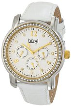Burgi BUR083YGW Analog Display Japanese Quartz White