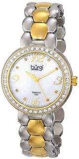 Burgi BUR084TTG Analog Display Swiss Quartz Two Tone