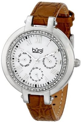 Burgi BUR085OR Analog Display Japanese Quartz Orange