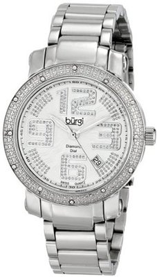 Burgi BUR091TTG Analog Display Japanese Quartz Silver