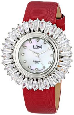 Burgi BUR092RD Analog Display Japanese Quartz Red