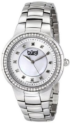 Burgi BUR093SS Analog Display Swiss Quartz Silver