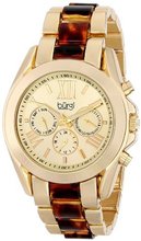 Burgi BUR094YG Analog Display Swiss Quartz Gold