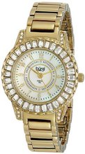 Burgi BUR095YG Analog Display Swiss Quartz Gold