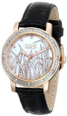 Burgi BUR096RG Analog Display Japanese Quartz Black
