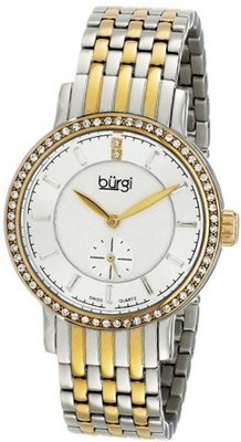 Burgi BUR099TTG Analog Display Swiss Quartz Two Tone