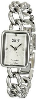 Burgi BUR100SS Analog Display Swiss Quartz Silver