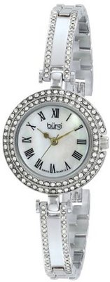 Burgi BUR108SS Analog Display Swiss Quartz Silver