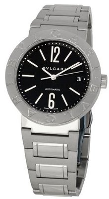 Bvlgari BVLBB38BSSDAUTON Black Dial