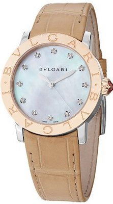 Bvlgari Bvlgari Ladies Automatic Two Tone Diamond BBL33WSPGL/12