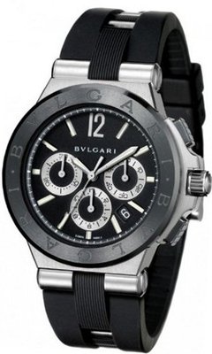 Bvlgari Diagono Chronograph Automatic Black Dial DG42BSCVDCH