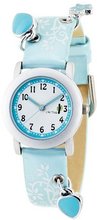 CAC Girls with White Dial and Blue Flower Strap CAC-28-L04