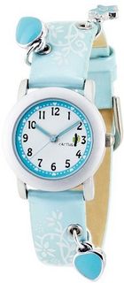 CAC Girls with White Dial and Blue Flower Strap CAC-28-L04