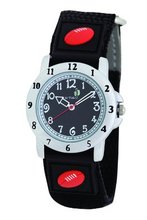 Cactus Boy's Quartz Analogue CAC-48-M14 with Black Football Velcro Nylon Strap