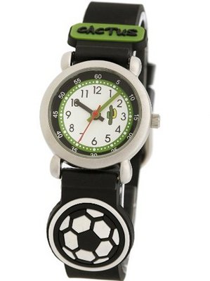 Cactus CAC-27-M01 Boys White dial Black Strap