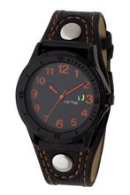 Cactus Children's Quartz with Black Dial Analogue Display and Black Plastic Strap CAC-61-M08