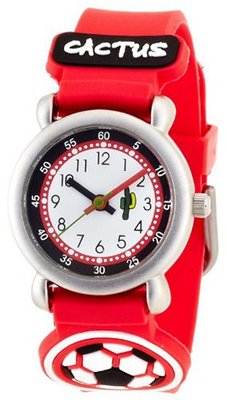 Cactus Football Time Teacher Red Strap Boys CAC-27-M07