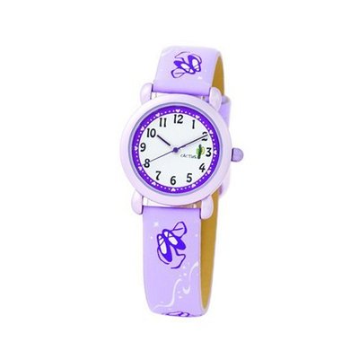 Cactus Gift Set Charm Bracelet & Lilac Strap Girls Fashion CAC-41-L09