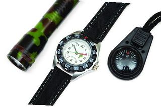 Cactus Gift Set Torch, Compass, Black Strap Boys CAC-46-M01